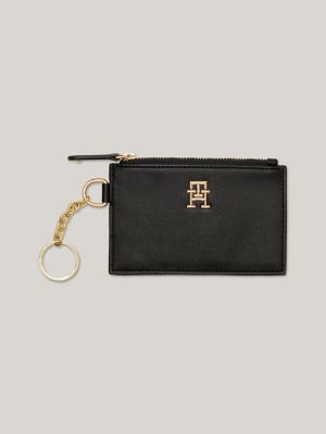 Monogram Zip Coin Purse and ID Wallet Tommy Hilfiger