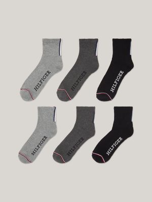 Hilfiger Quarter Top Sock 6 Pack Tommy Hilfiger