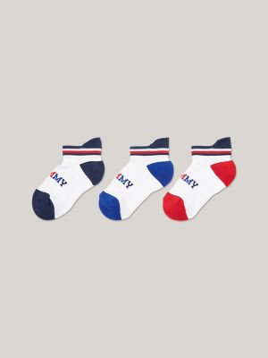 Kids Tommy Logo Ankle Sock 3 Pack Tommy Hilfiger