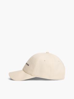 Embroidered Tommy Logo Baseball Cap — Vanilla 3