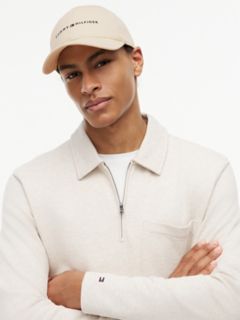 Embroidered Tommy Logo Baseball Cap — Vanilla 4