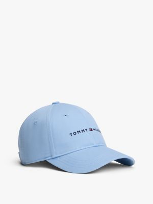 Embroidered Tommy Logo Baseball Cap, Vessel Blue