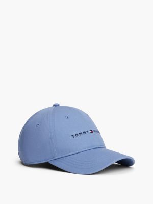 Embroidered Tommy Logo Baseball Cap, Washed Ink