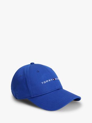 Embroidered Tommy Logo Baseball Cap, Wedge Blue