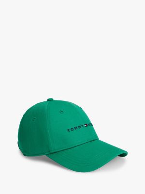 Embroidered Tommy Logo Baseball Cap, Olympic Green