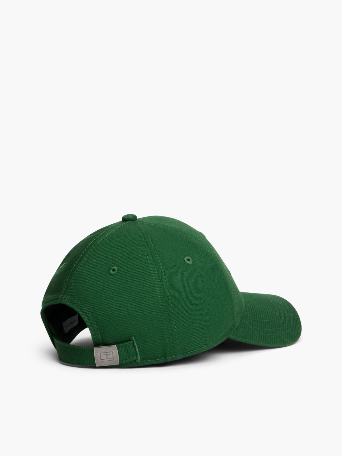 Embroidered Tommy Logo Baseball Cap — Deep Evergreen