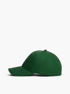 Embroidered Tommy Logo Baseball Cap — Deep Evergreen 3