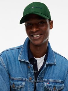 Embroidered Tommy Logo Baseball Cap — Deep Evergreen 4