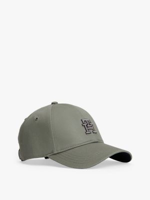 Embroidered Monogram Baseball Cap, Desert Olive