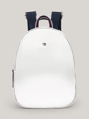 Tommy hilfiger silver backpack sale