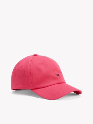 Kids' Mini Flag Baseball Cap, Petunia Pink