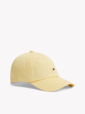 Kids' Mini Flag Baseball Cap, Pastel Yellow