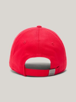 Tommy Logo Baseball Cap, Apple Red