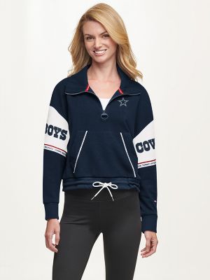 dallas cowboys quarter zip pullover