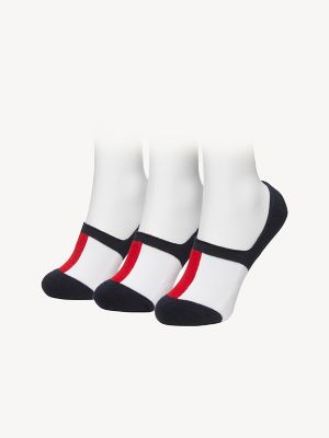 Tommy Hilfiger Boy's Kids No-Show Sock 3Pk Multi - S