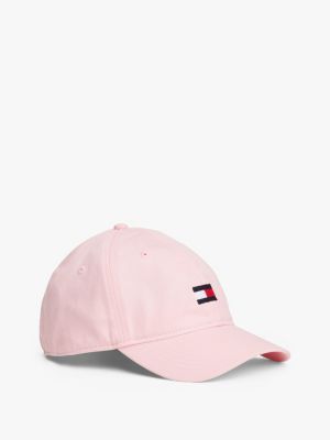 Kids' Embroidered Flag Logo Baseball Cap, Blushing Bride