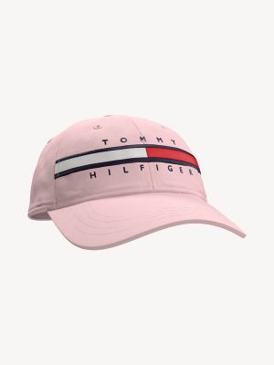 Babies' Flag Stripe Logo Baseball Cap, Blushing Bride