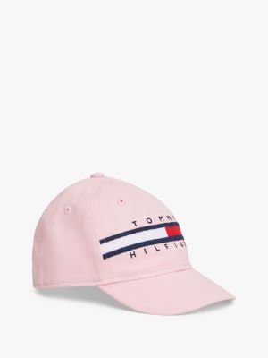 Babies' Flag Stripe Logo Baseball Cap, Blushing Bride