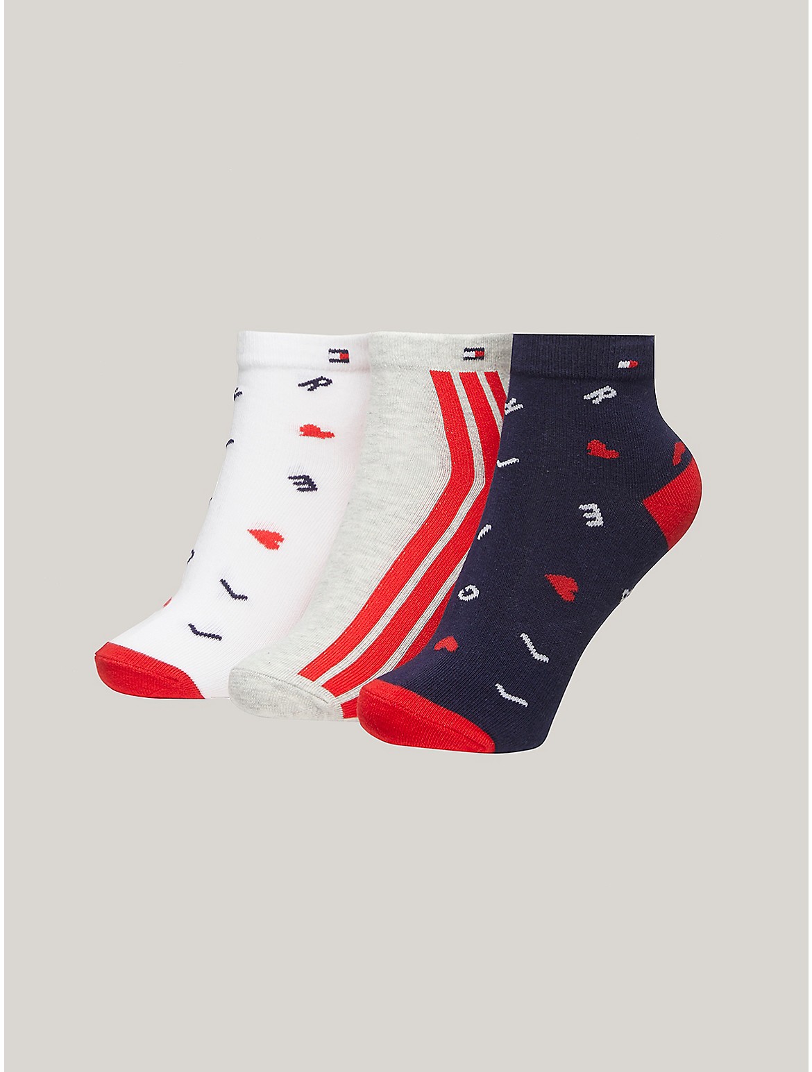 Tommy Hilfiger Girls' Kids' Mini Trouser Sock 3-Pack - Multi - S