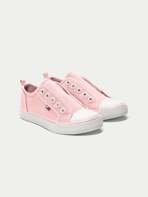 girls laceless sneakers