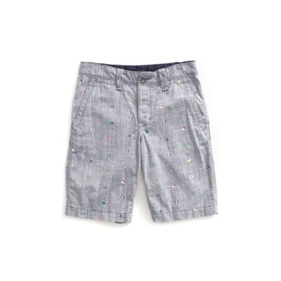 tommy hilfiger flag cotton shorts