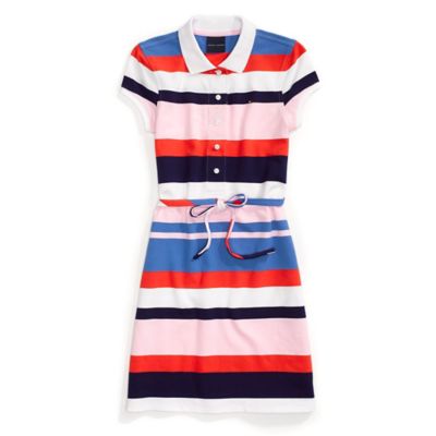 tommy hilfiger striped polo dress