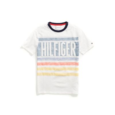 tommy jeans signature stripe tee