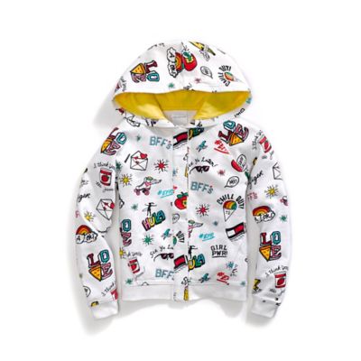 tommy hilfiger all over print hoodie