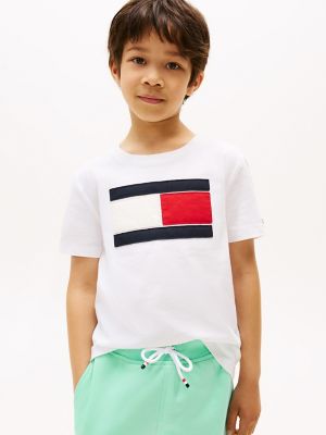 Kids' Flag T-Shirt, Classic White