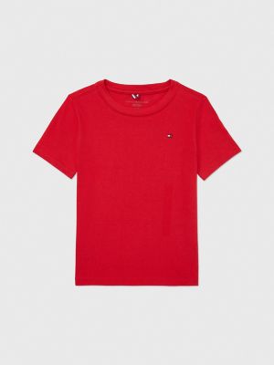 Kids' Solid T-Shirt, Primary Red