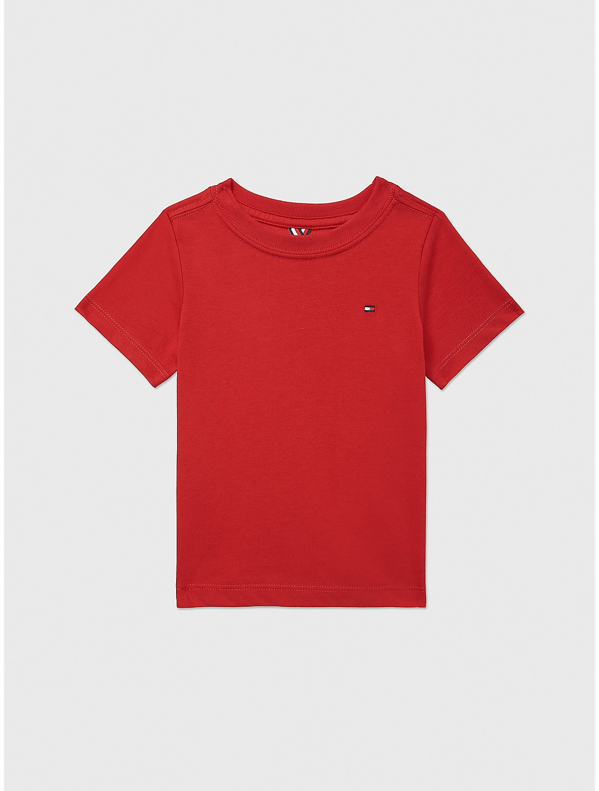 Tommy Hilfiger Boys' Babies' Solid T-Shirt - Red - 18M