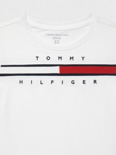 Kids' Embroidered Flag Logo T-Shirt — Fresh White 3