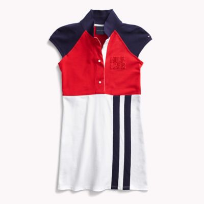 tommy hilfiger striped polo dress