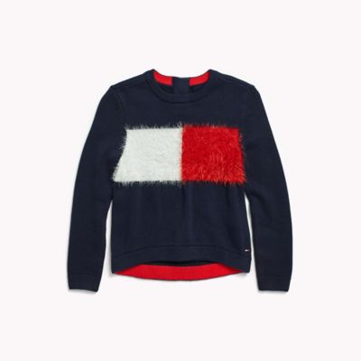 tommy flag sweater
