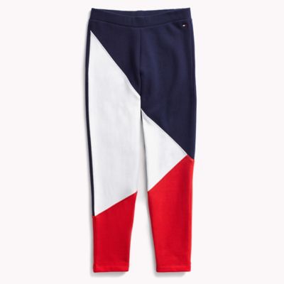 red and blue leggings