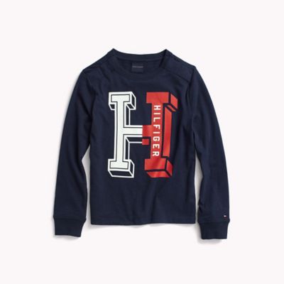 H Long-Sleeve Tee | Tommy Hilfiger