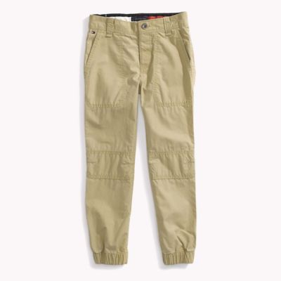 tommy hilfiger khaki joggers