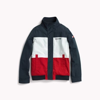 tommy hilfiger yacht jacket red