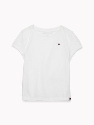 tommy hilfiger black and white t shirt