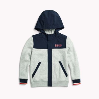 tommy hilfiger mix hooded jacket