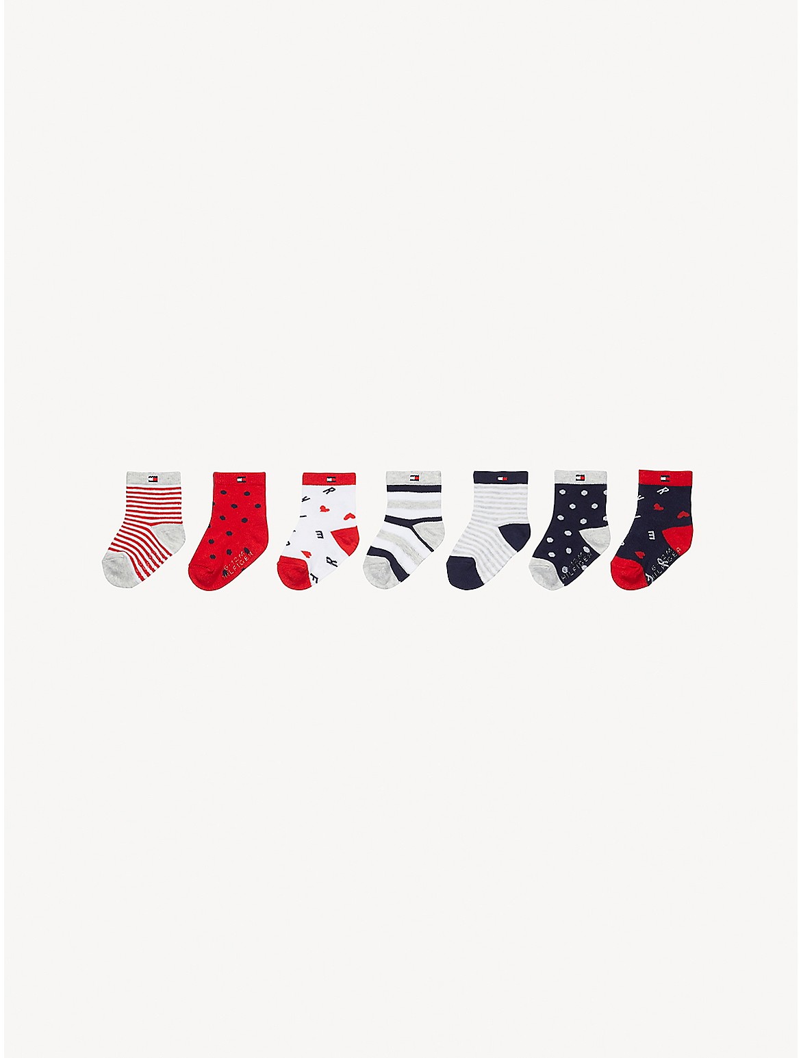 Tommy Hilfiger Girls' Babies' Sock 7-Pack