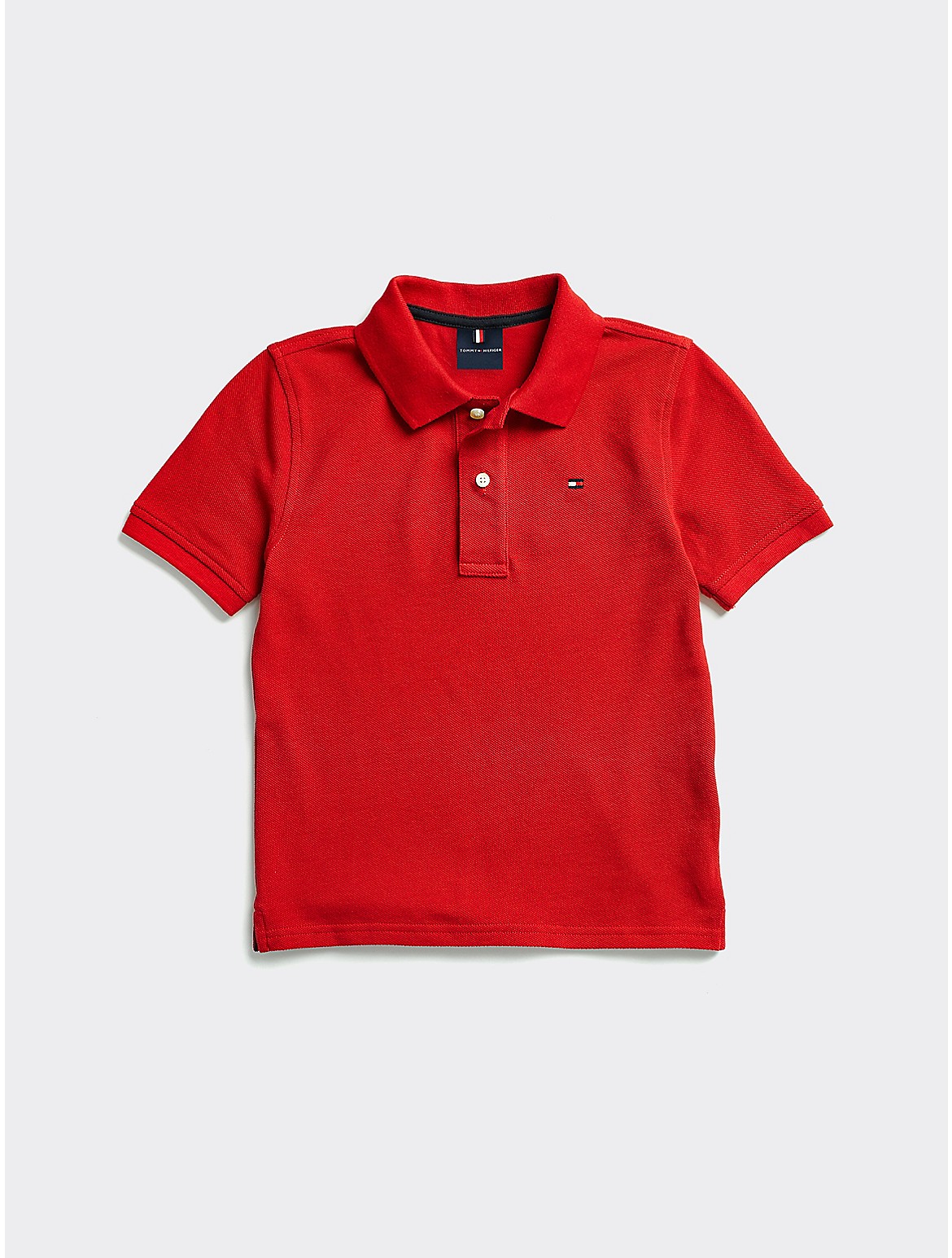 Tommy Hilfiger Boys' Classic Polo - Red - L