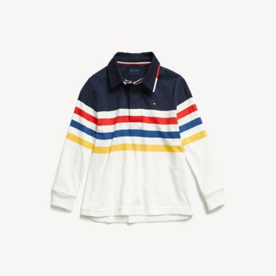 tommy jeans colorblock rugby shirt