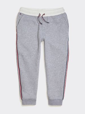 Babies' Side Stripe Jogger, Academy Grey Heather