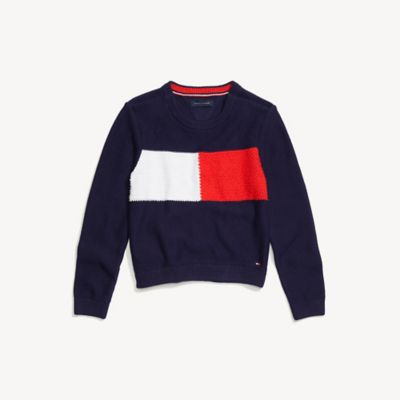 tommy flag sweater