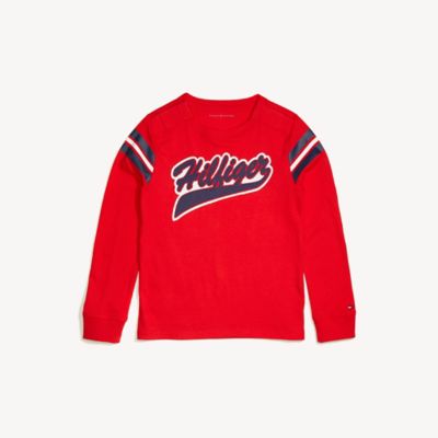 tommy hilfiger long sleeve red