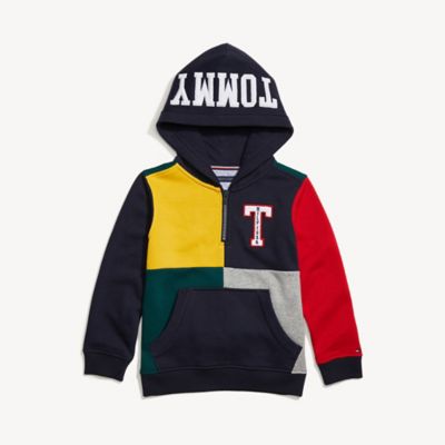 tommy jeans 90s colorblock hoodie