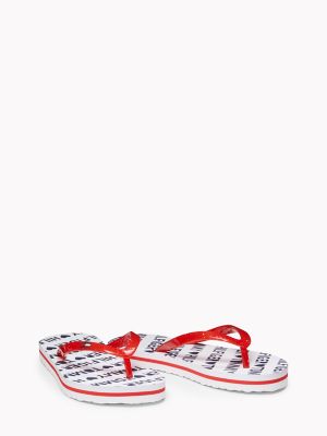 kids tommy hilfiger flip flops