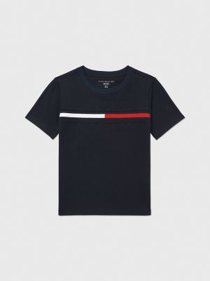Kids\' Flag Stripe Logo T-Shirt | USA Hilfiger Tommy