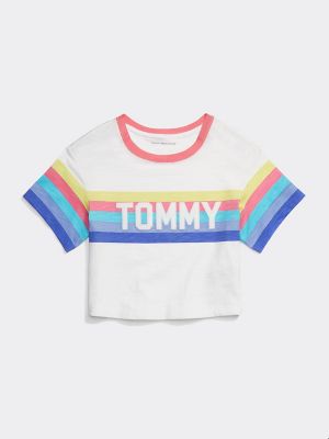 tommy hilfiger rainbow t shirt